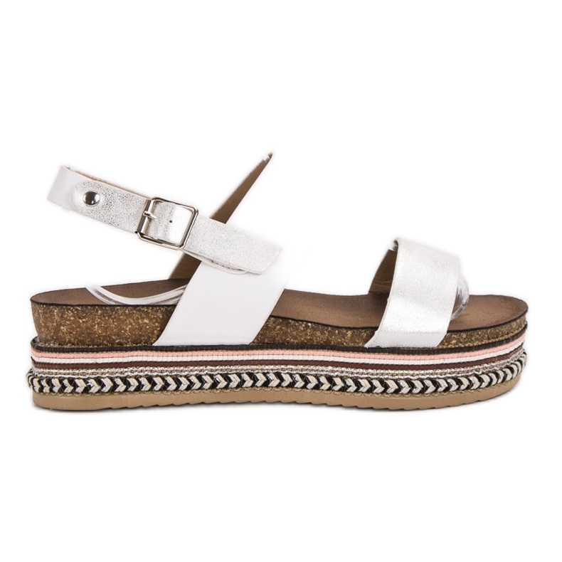 Seastar Sandaler på plattformen vit