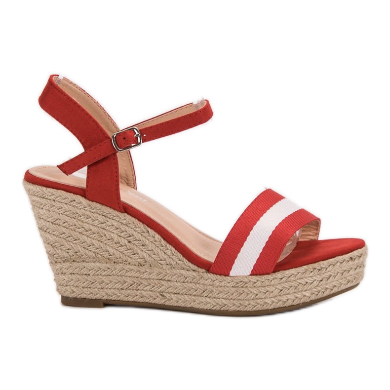 Primavera Casual Wedge Sandals röd