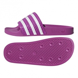 Adidas Originals Adilette tofflor W CG6539 vit purpur