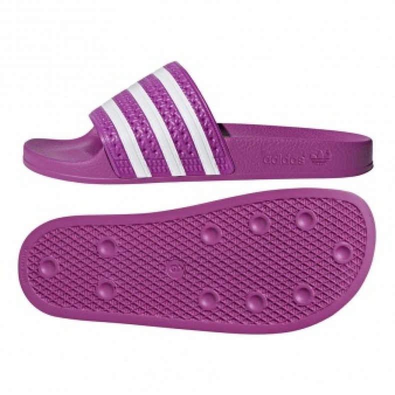 Adidas Originals Adilette tofflor W CG6539 vit violett