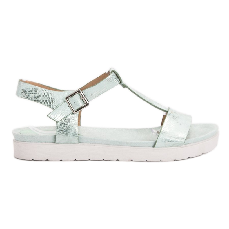 SHELOVET Mint sandaler grön
