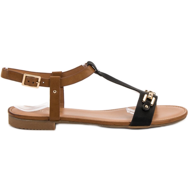 Small Swan Casual sandaler svart brun