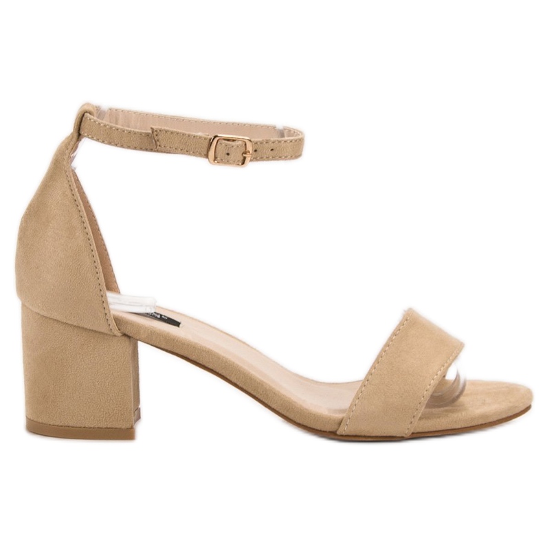VICES sandaler i mocka beige