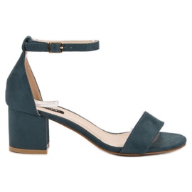 VICES sandaler i mocka blå