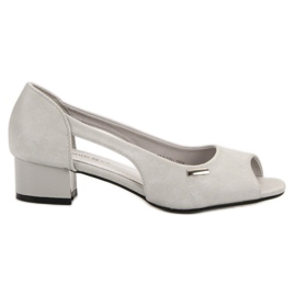 Goodin Ljusgrå pumpar