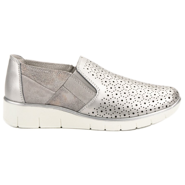 Filippo Slip On Silver Skor grå