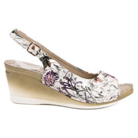 Goodin Sandaler med mönster mångfärgad