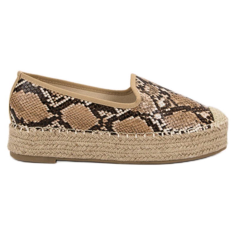 Best Shoes Lordsy på plattformen brun