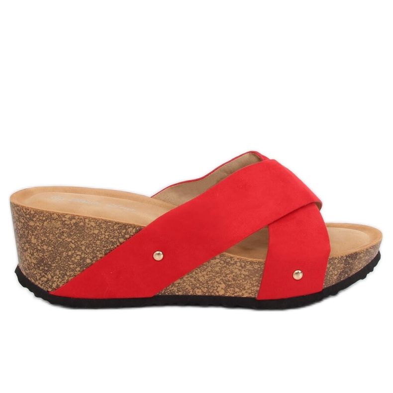 Röda G1560 Röda kil tofflor