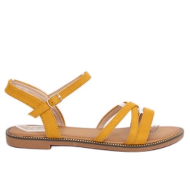 Gula sandaler för kvinnor S55 Gul