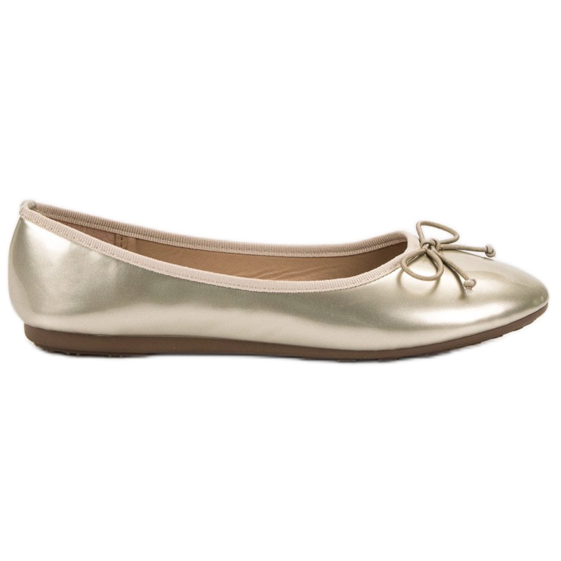 Renda Ballerina med rosett gul