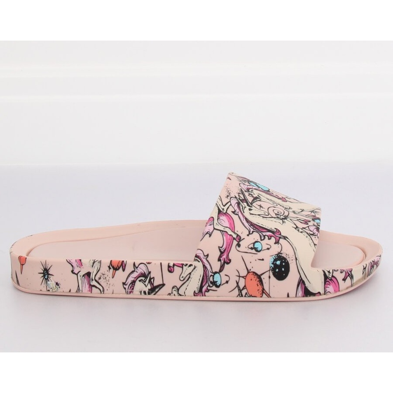 Unicorn rosa tofflor CK83 Rosa