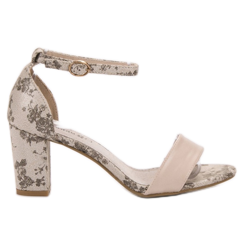 Goodin Snygga högklackade sandaler brun