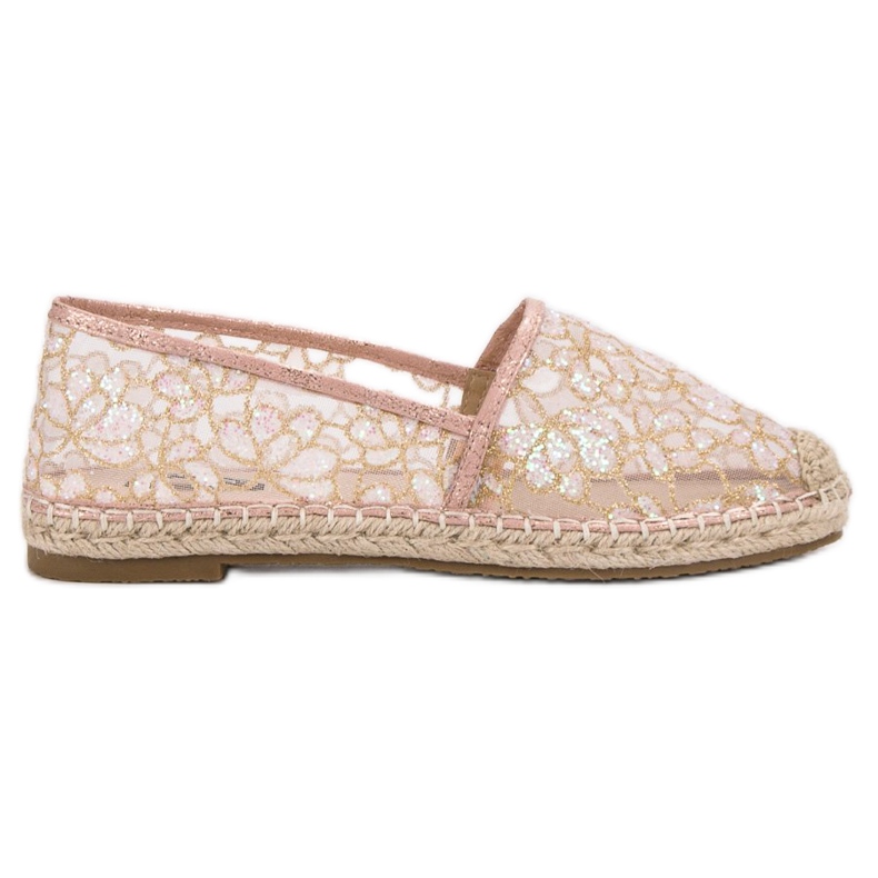 Spets Espadrilles VICES rosa