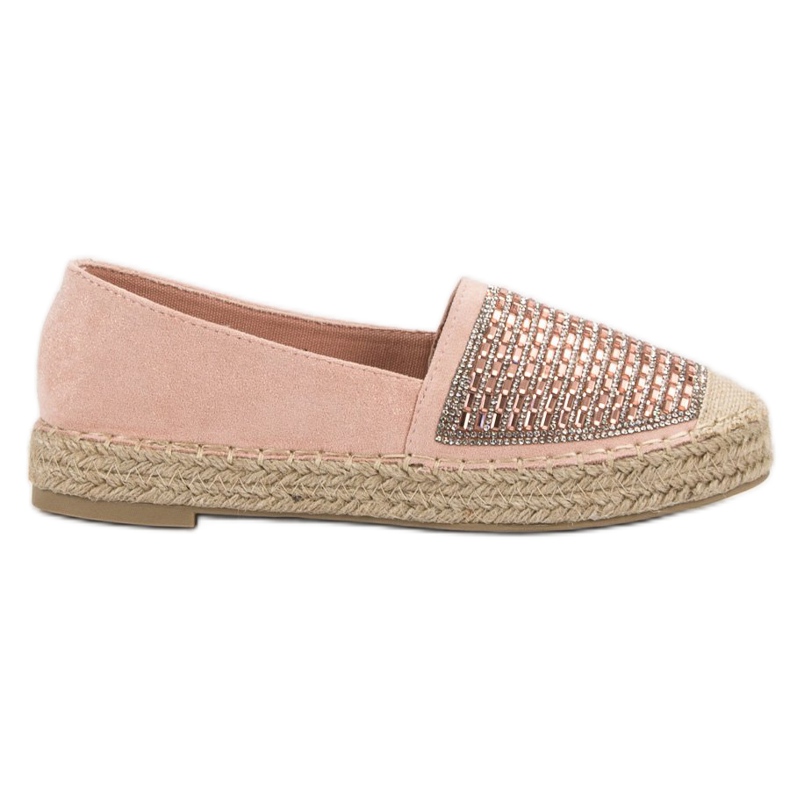 Espadriller Med Cubic Zirconia VICES rosa
