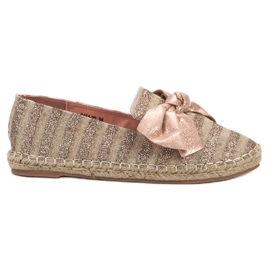 Espadrilles Med Glitter VICES rosa