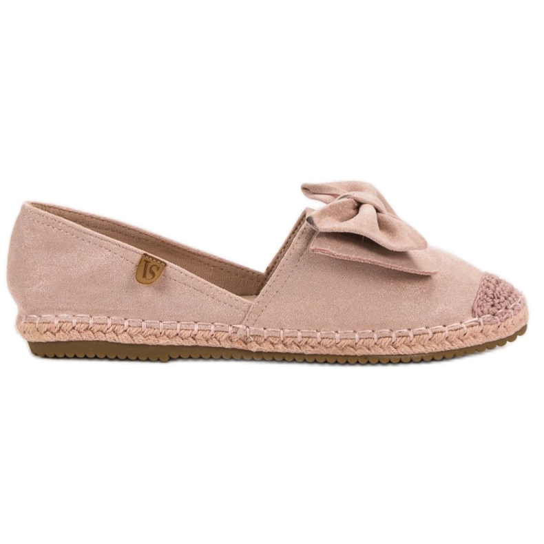 Espadrilles med rosett VICES rosa