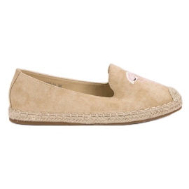 Espadrilles Med Flamingo VICES brun