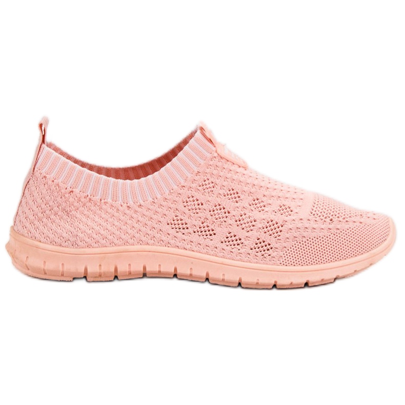 Renda Slip-On skor för kvinnor rosa