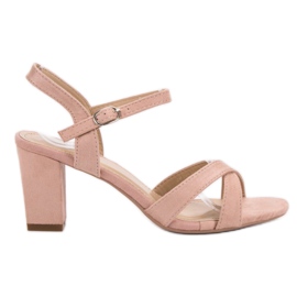 Annalisa Sandaler i pulverform rosa