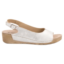 Goodin Sandaler med glitter grå