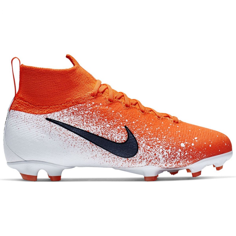 Nike Mercurial Superfly 6 Elite Fg Jr AH7340-801 fotbollsskor mångfärgad röd