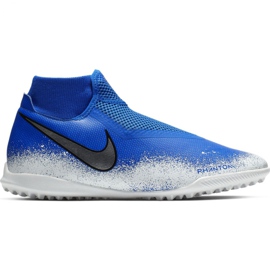 Nike Phantom Vsn Academy Df Tf M AO3269-410 fotbollsskor mångfärgad blå