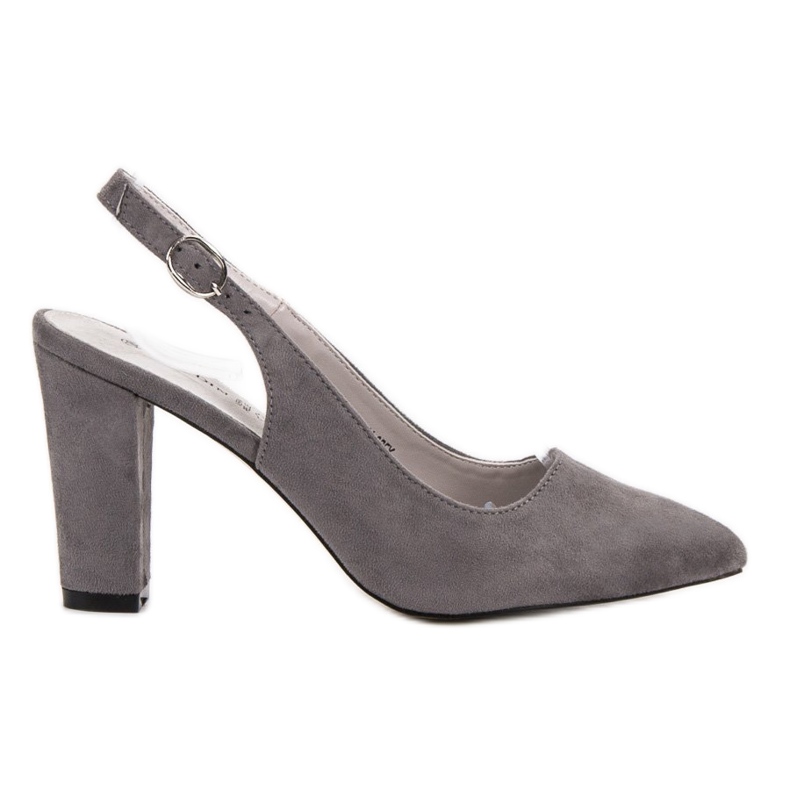 Goodin Pumpar med öppen häl grå