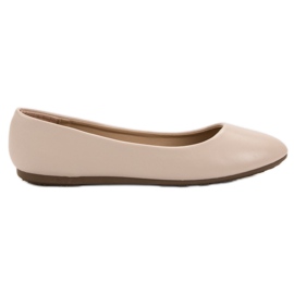 Renda Klassiska ballerinor beige