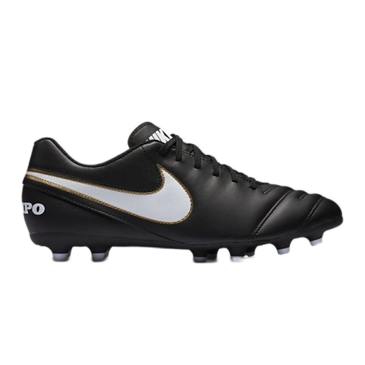 Nike Tiempo Rio Iii Fg M 819233-010 fotbollsskor svart svart