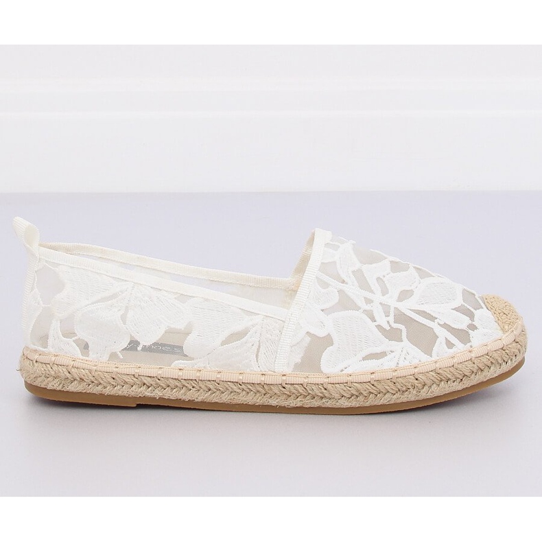 Espadrilles openwork white 68-130 White II-GAT vit