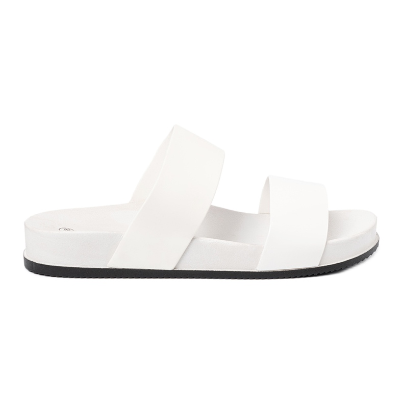 SHELOVET Bekväma vita tofflor