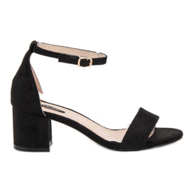 VICES sandaler i mocka svart