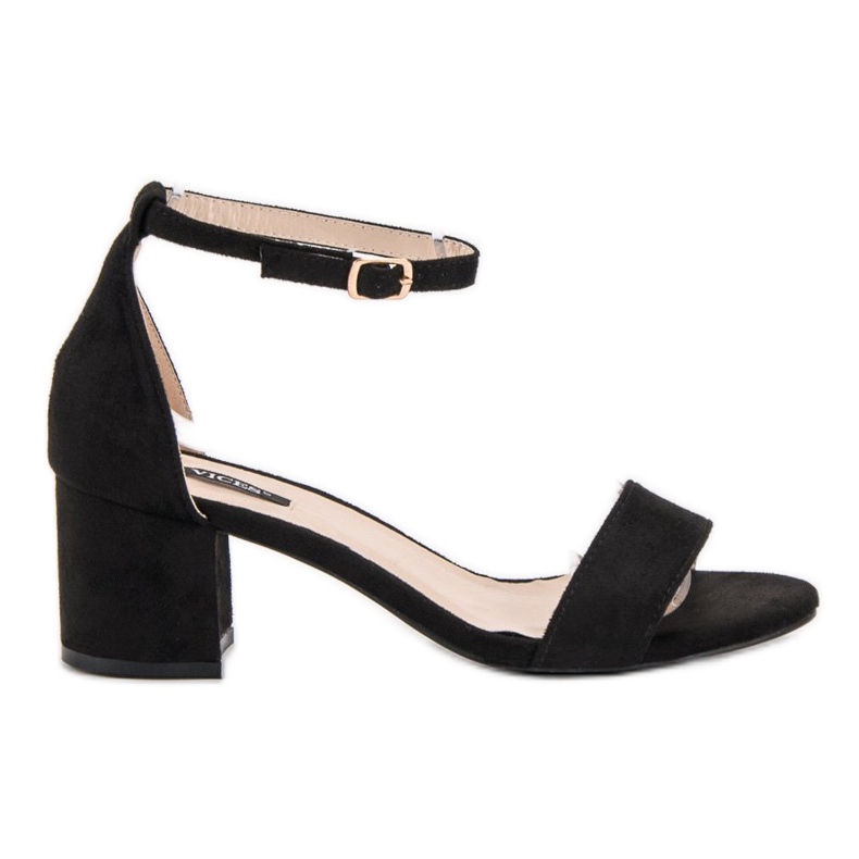 VICES sandaler i mocka svart