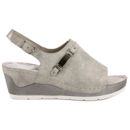 Goodin Bekväma kile sandaler grå