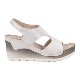 Goodin Bekväma kile sandaler vit