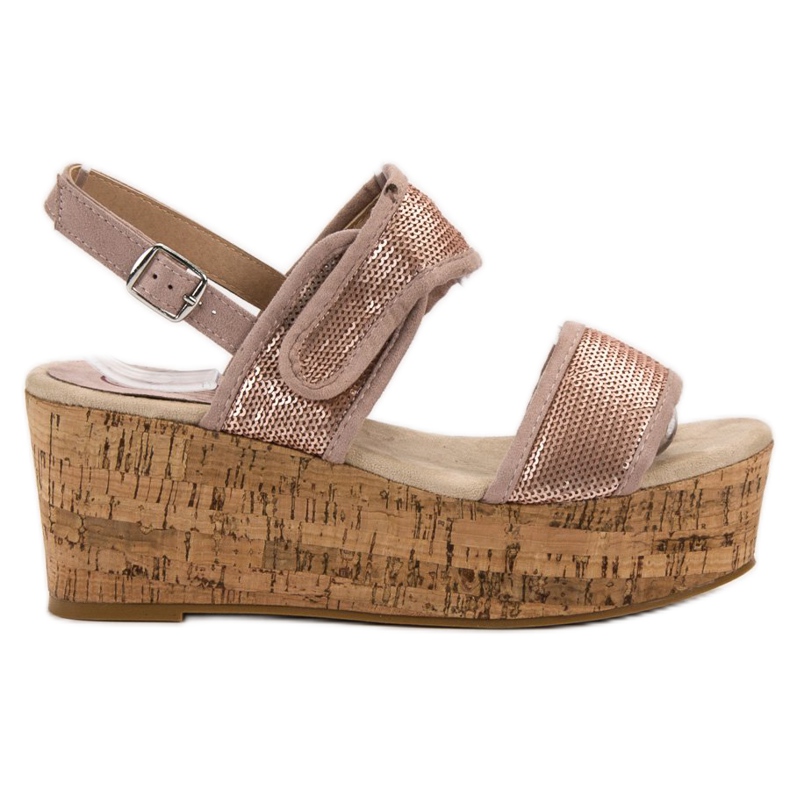 Kylie Kardborre sandaler rosa