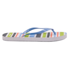 SHELOVET Lätta flip-flops blå