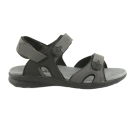 American Club Amerikanska HL09 svart / grå sport sandaler