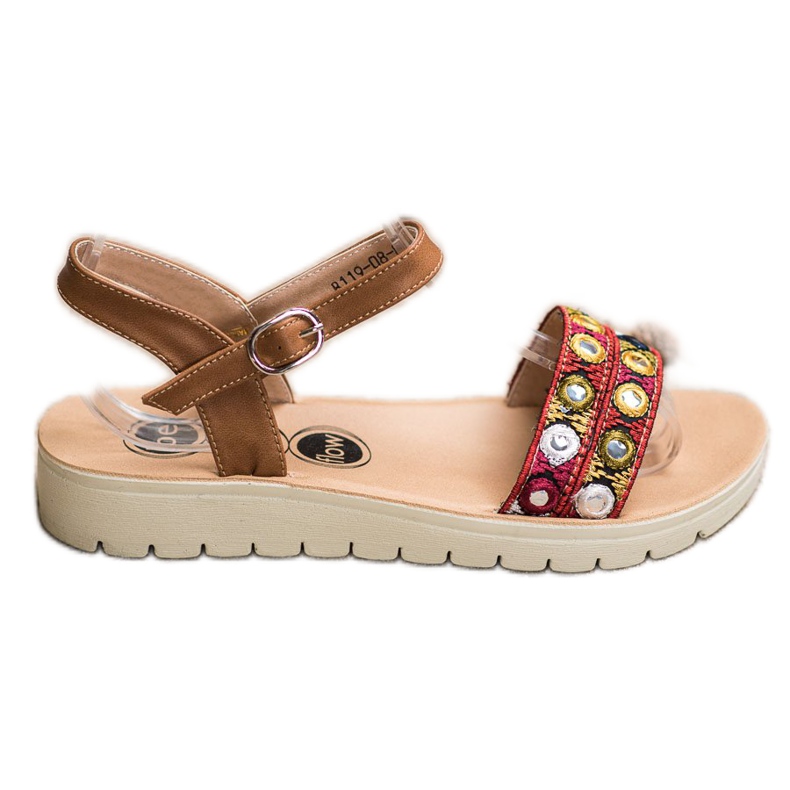 SHELOVET Casual sandaler brun