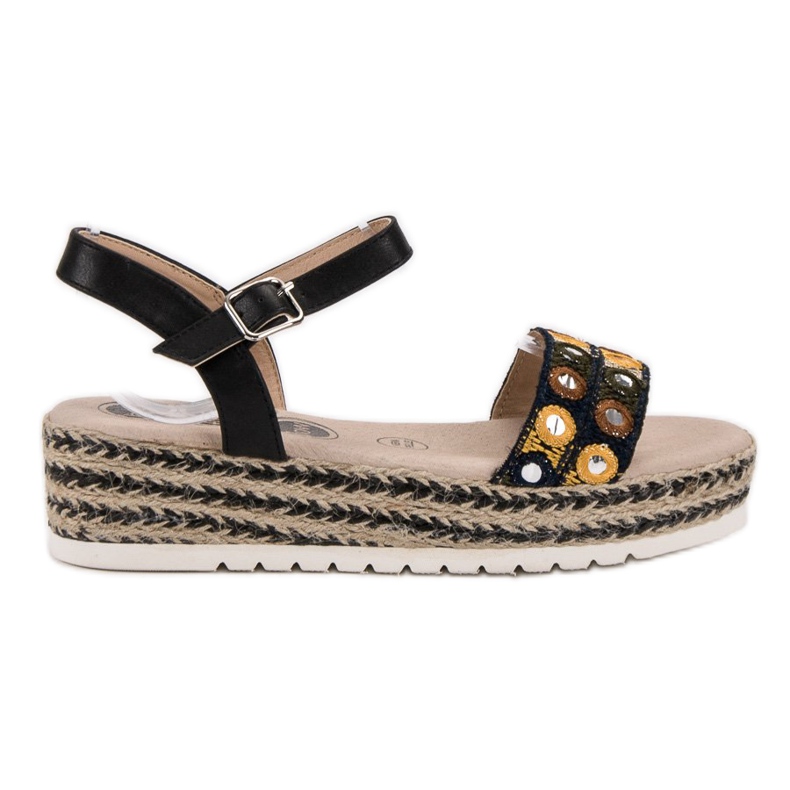 SHELOVET Sandaler på plattformen svart