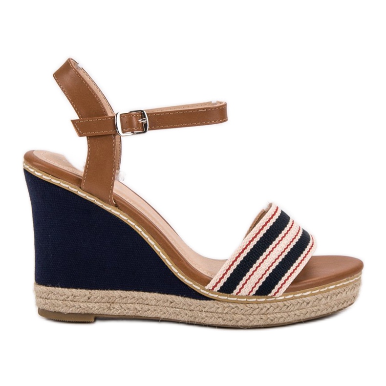 Primavera Casual Wedge Sandals blå marinblå