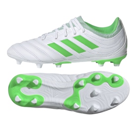 Adidas Copa 19.3 Fg Jr D98081 fotbollsskor mångfärgad vit