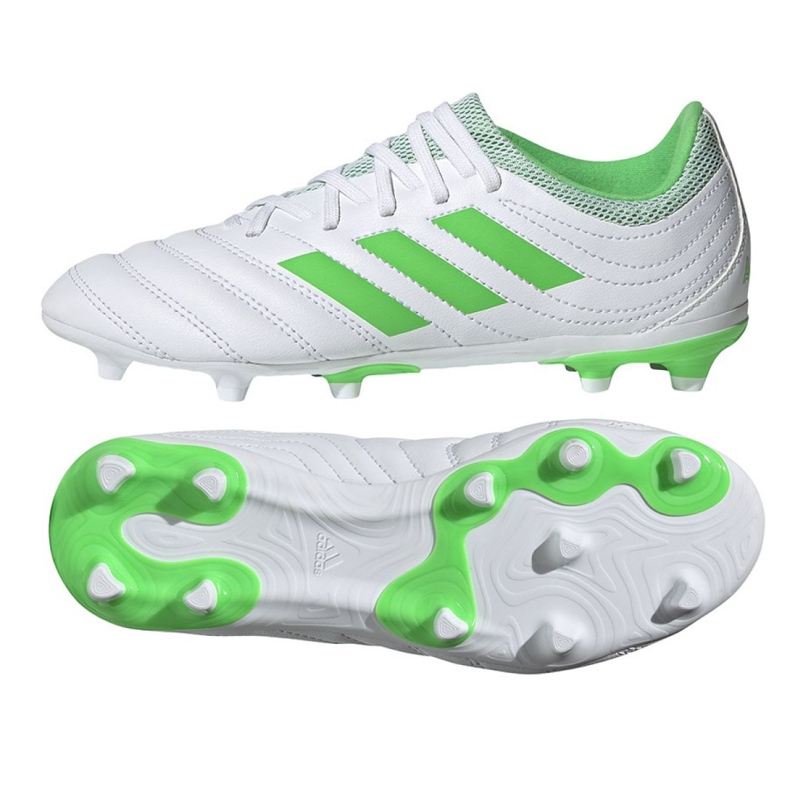 Adidas Copa 19.3 Fg Jr D98081 fotbollsskor mångfärgad vit