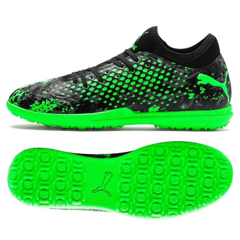 Fotbollsskor Puma Future 19.4 Tt M 105548 03 mångfärgad grön