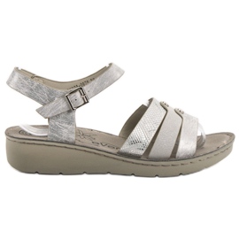 Evento Silver sandaler grå