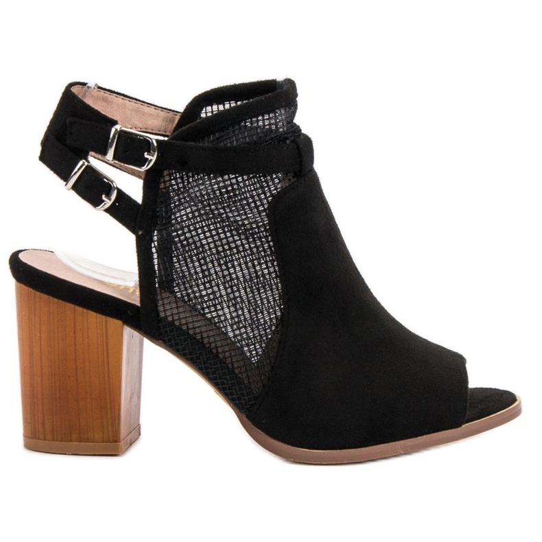 Evento Snygga stängda sandaler svart