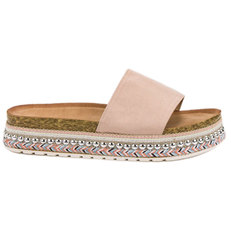 Cm Paris Tofflor På Plattformen brun