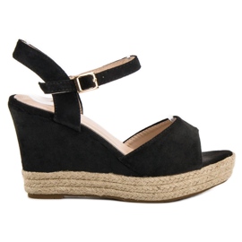 Bello Star Espadrilles sandaler svart