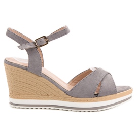 Anesia Paris Trendiga grå sandaler